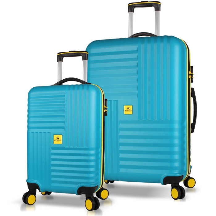Zoozie Bags Set de Maleta Turquesa de 2 Piezas Zoozie Bags Set de Maleta Turquesa de 2 Piezas